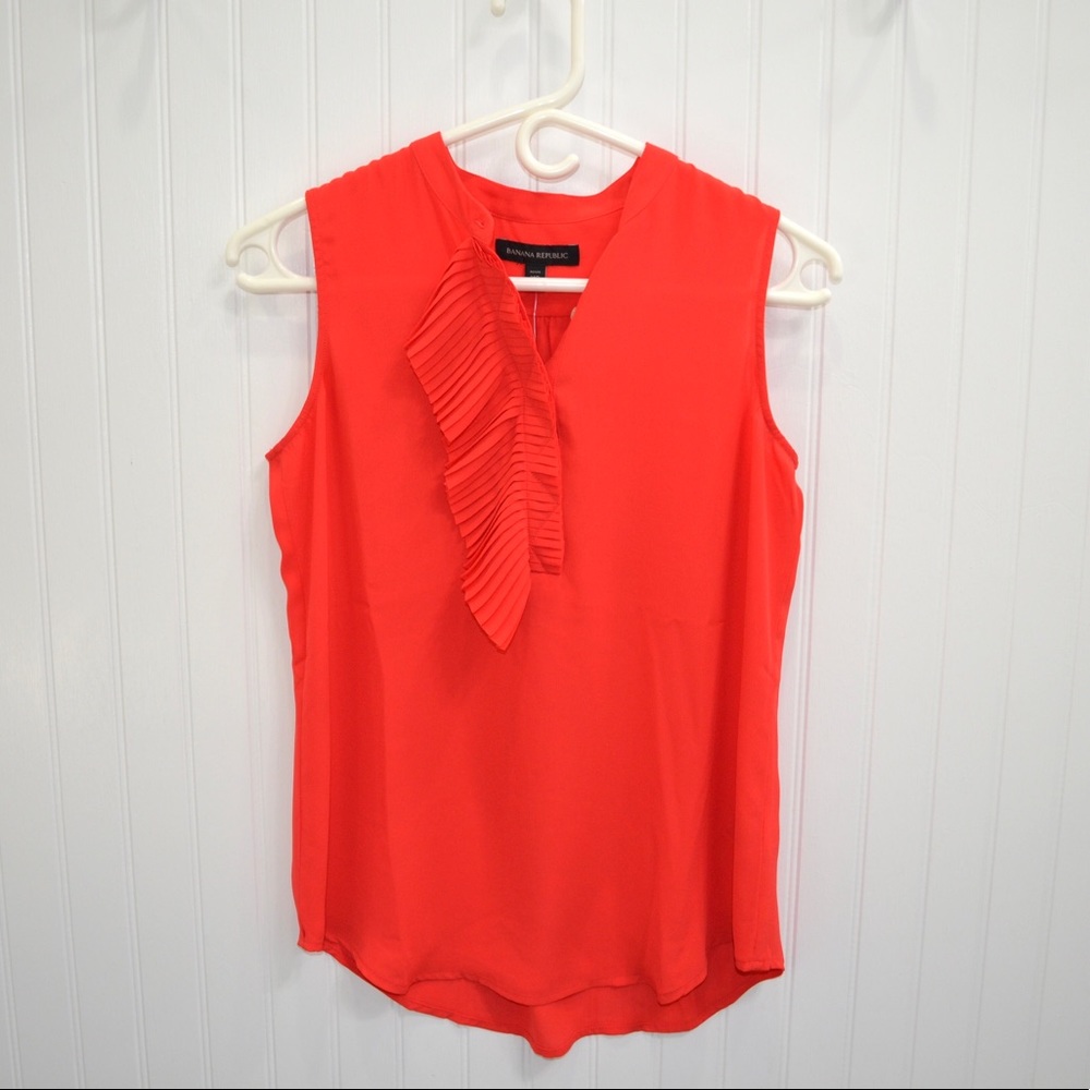 NWT! Sleeveless Red Blouse